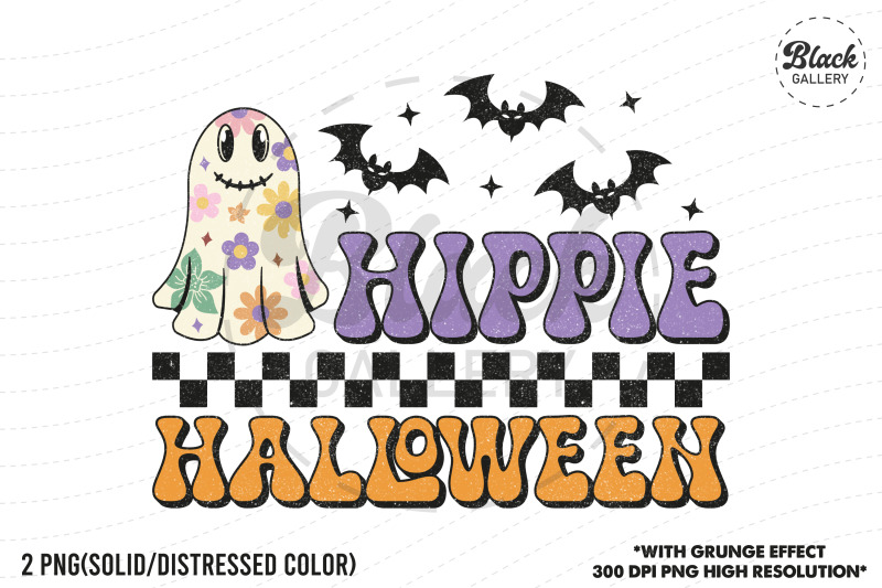 Halloween Hippie Halloween PNG By Black Gallery | TheHungryJPEG