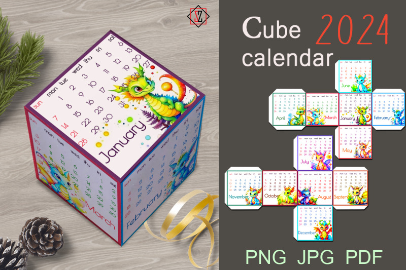 Cubic Calendar For 2024 By Svetlana TheHungryJPEG   800 4326556 0a70a96qkhmyuch3pnputpvt58asnby32cw6jn80 