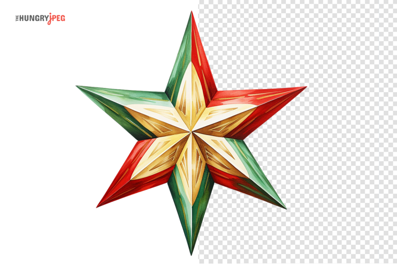 Christmas Star By PNG Graphics TheHungryJPEG