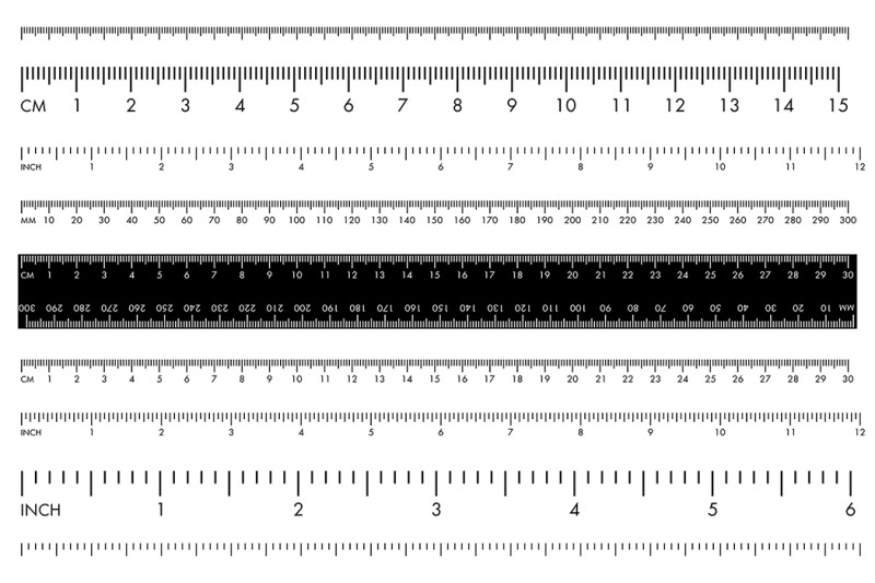 Measuring Rulers By Volyk | TheHungryJPEG