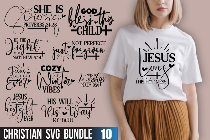 christian svg bundle By orpitaroy | TheHungryJPEG