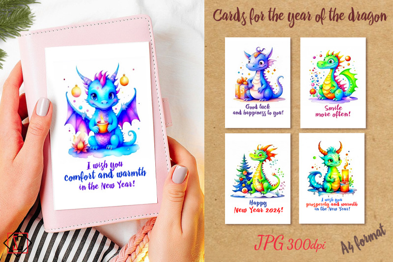 Cards For The Year Of The Dragon 2024 By Svetlana TheHungryJPEG   800 4333281 N97wijpzci15a0f4aggrxdemryfcaiwn0kqc3o9w 