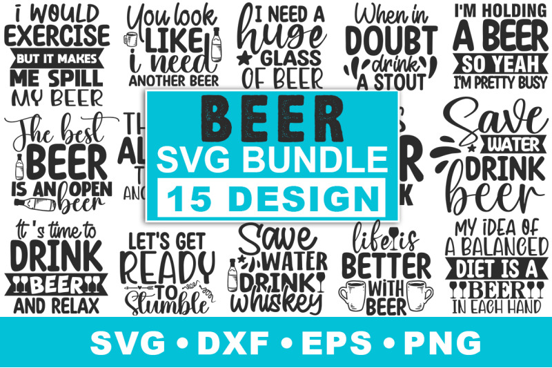 Beer SVG Bundle By teewinkle | TheHungryJPEG