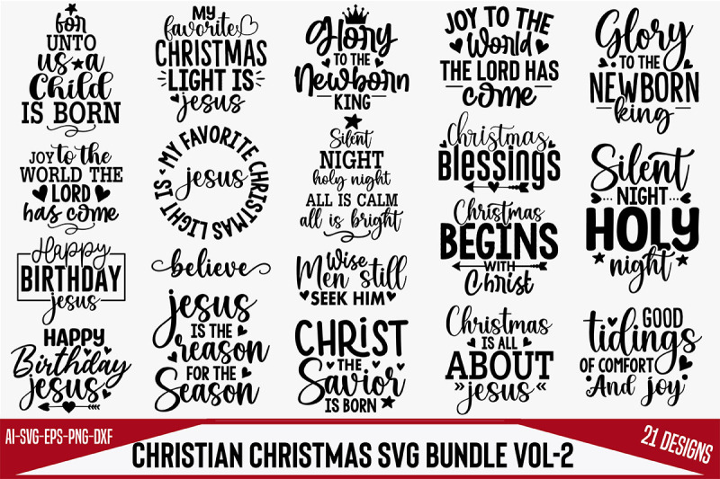 Christian Christmas Svg Bundle By creativemim | TheHungryJPEG