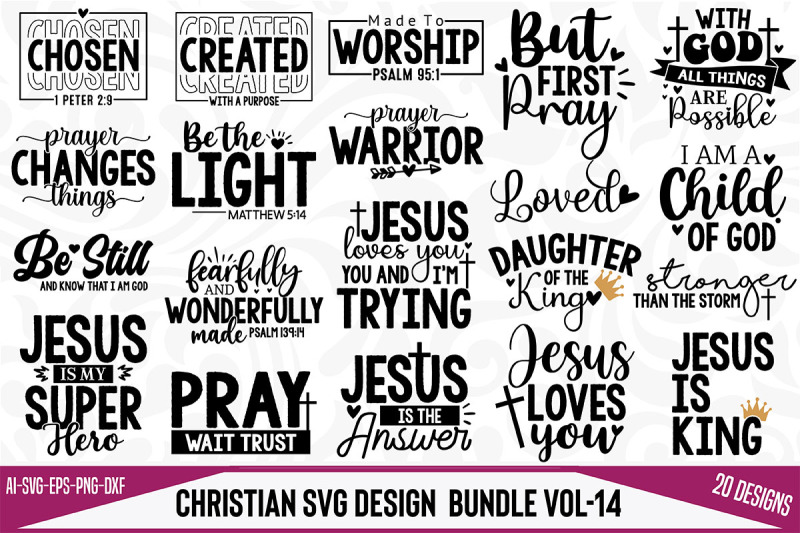 Christian SVG design Bundle By creativemim | TheHungryJPEG