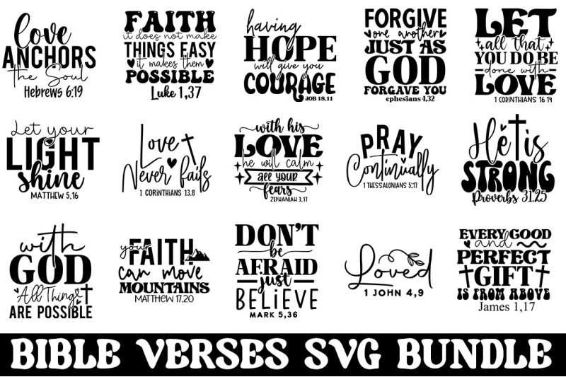 Bible Verse SVG Design Template By joynal8112 | TheHungryJPEG