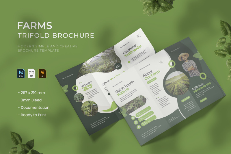 Farms - Trifold Brochure By Vunira 