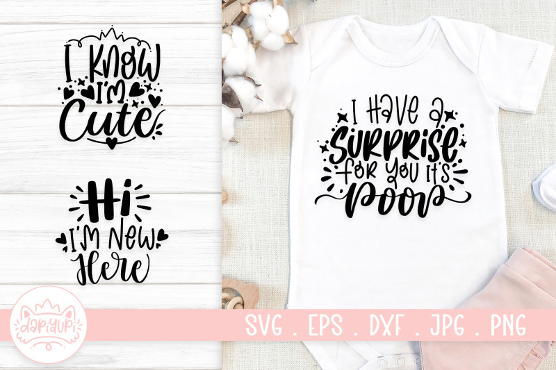 Baby Quotes Svg Cut File By Dapiyupi Thehungryjpeg