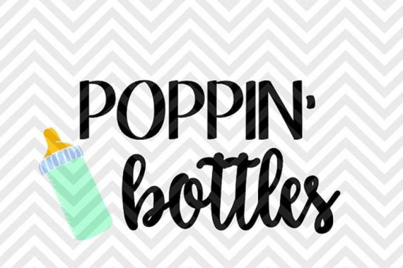 Poppin' Bottles Baby Crib SVG and DXF Cut File • PNG ...