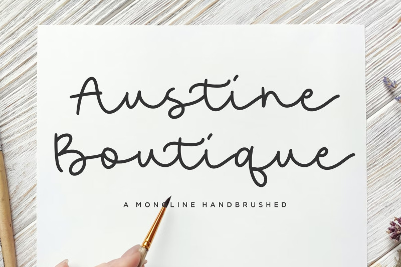 Austine Boutique Font By Balpirick Studio | TheHungryJPEG