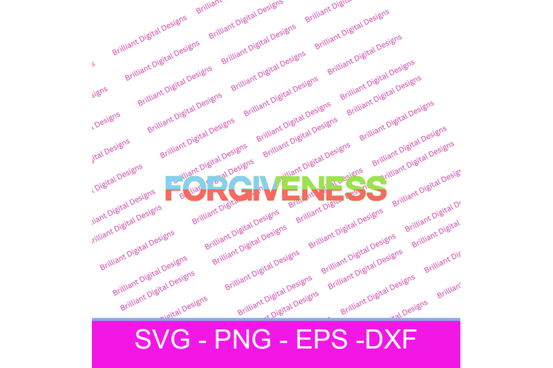 RAINBOW QUADRANT FORGIVENESS SVG By Brilliant Digital Designs ...