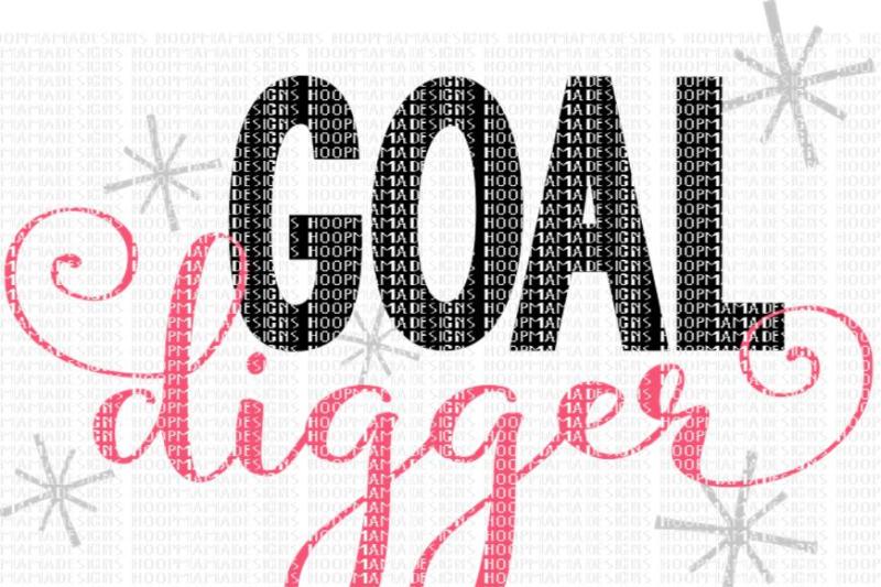 Download Free Goal Digger Cutting File Crafter File