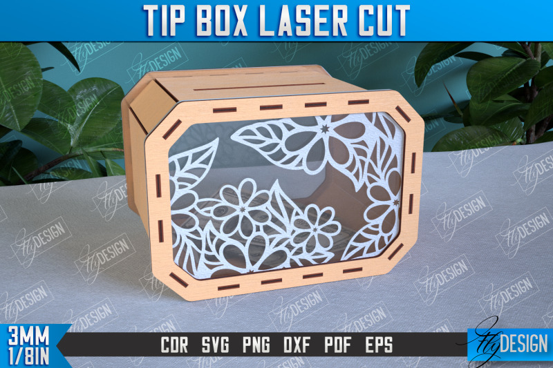 Tip Box Laser Cut Design | Money Box Template | Funny Quotes By Fly ...