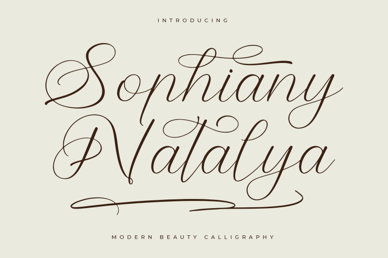 Sophiany Natalya - Modern Beauty Calligraphy By Letterena Studios ...