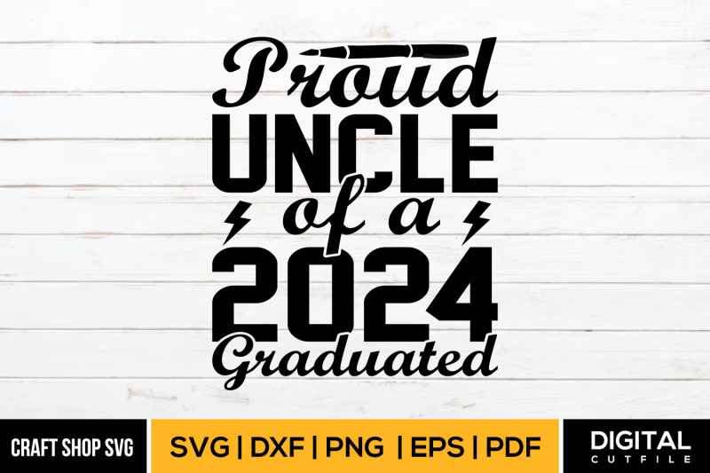 Graduate SVG, Proud Family Graduate 2024 SVG DXF EPS PNG By Beauty ...