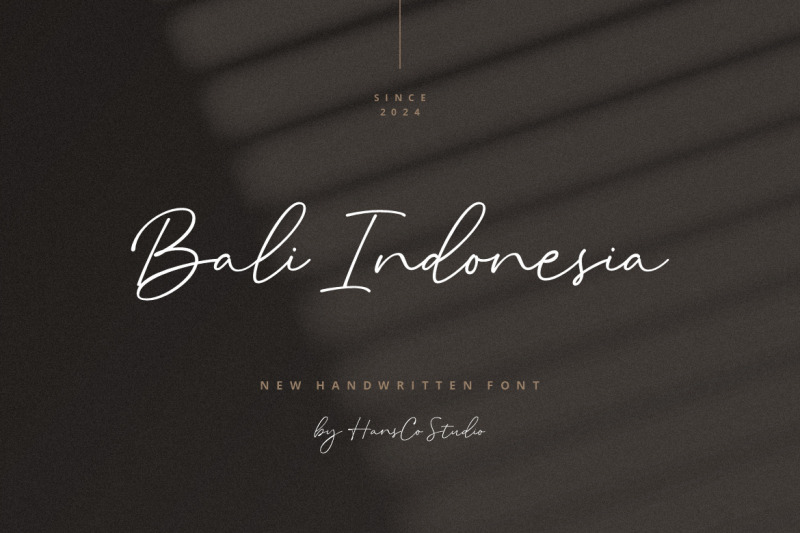 Bali Indonesia Handwriting Font By Hansco Studio | TheHungryJPEG