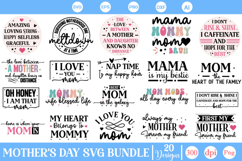 Mother's Day SVG Bundle By DesignAdda | TheHungryJPEG