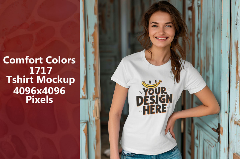 Comfort Colors 1717 Mockup Vol 42 By srbesu | TheHungryJPEG