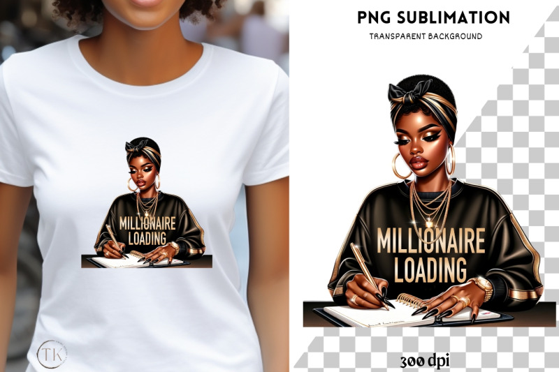 Melanin Millionaire, Girl Boss Planner Icon, Inspirational By Tanya ...