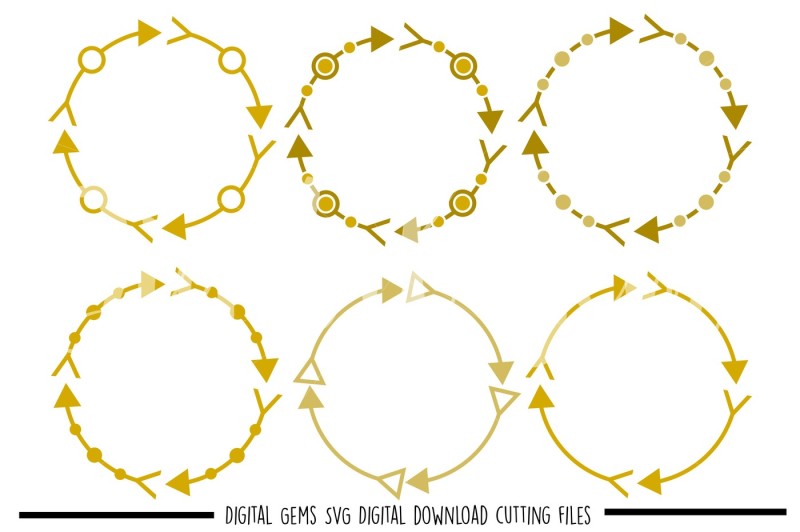 Free Tribal Arrow Frame Circle Svg Dxf Eps Png Files Crafter File Download Free File Svg