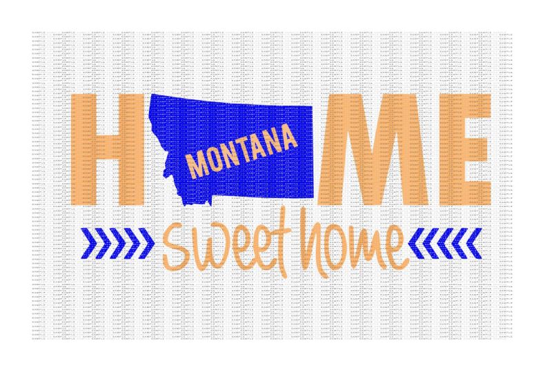 Free Montana Home Sweet Home Cutting Printing File Crafter File Free Svg Files Disney Svg Love Svg