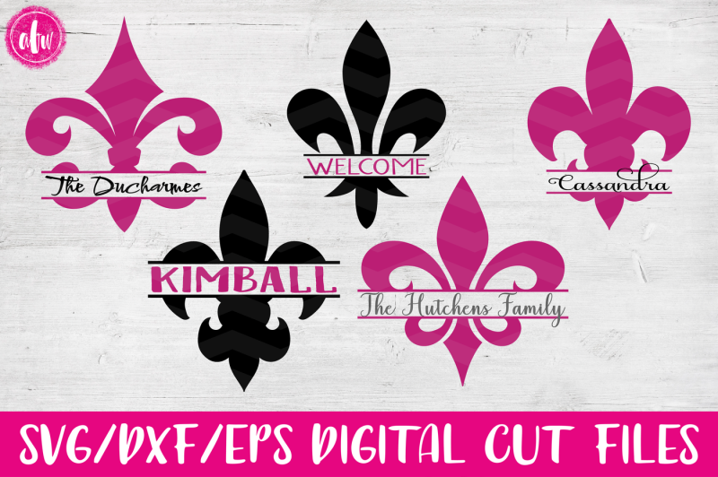 Free Split Fleur De Lis Svg Dxf Eps Cut Files Crafter File All File Free Svg Png Download Gallery By Caluya Design