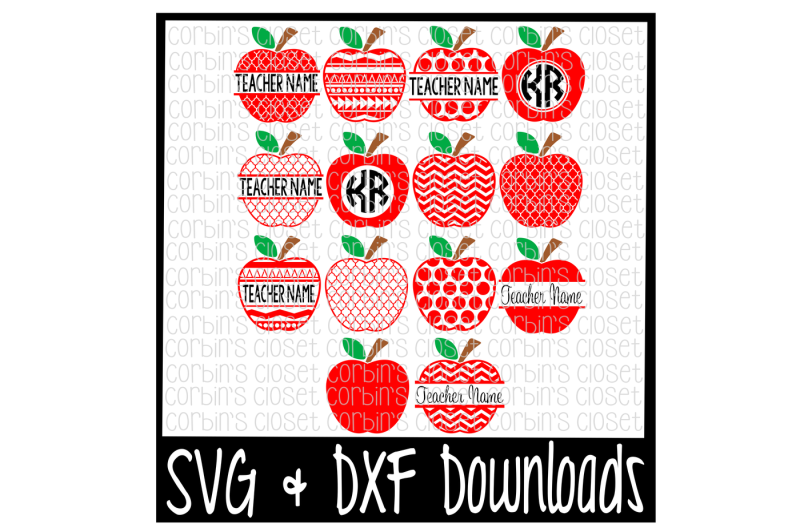 Download Free Teacher Apple Teacher Gift Apple Monogram Cutting File Crafter File Free Svg Files For Cricut Silhouette Sizzix And Many Other Svg Compatible Electronic Cutting Machi