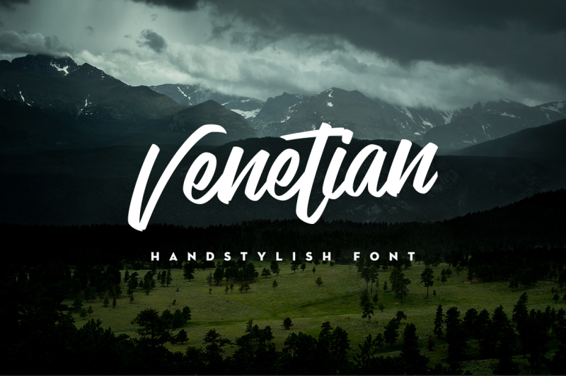 Venetian Handstylish Font By Alif Devan R Thehungryjpeg