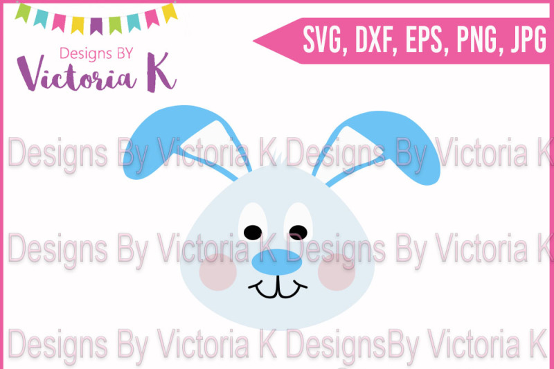 Download Easter Bunny Boy Bunny Face Svg Dxf Cricut Silhouette Cut File By Designs By Victoria K Thehungryjpeg Com