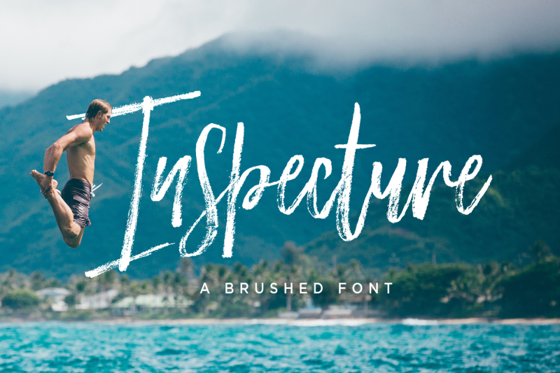 Inspecture Brush Font By Dhan Studio | TheHungryJPEG