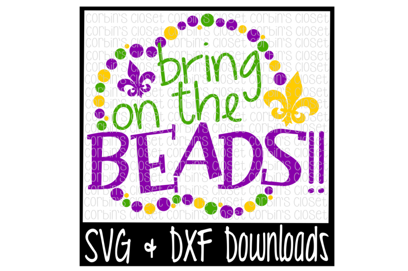 Download Free Bring On The Beads Mardi Gras Beads Svg Free Infinity Svg File PSD Mockup Templates