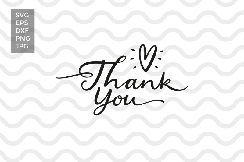 Free Thank you, vector cut files Crafter File - SVG Cut ...