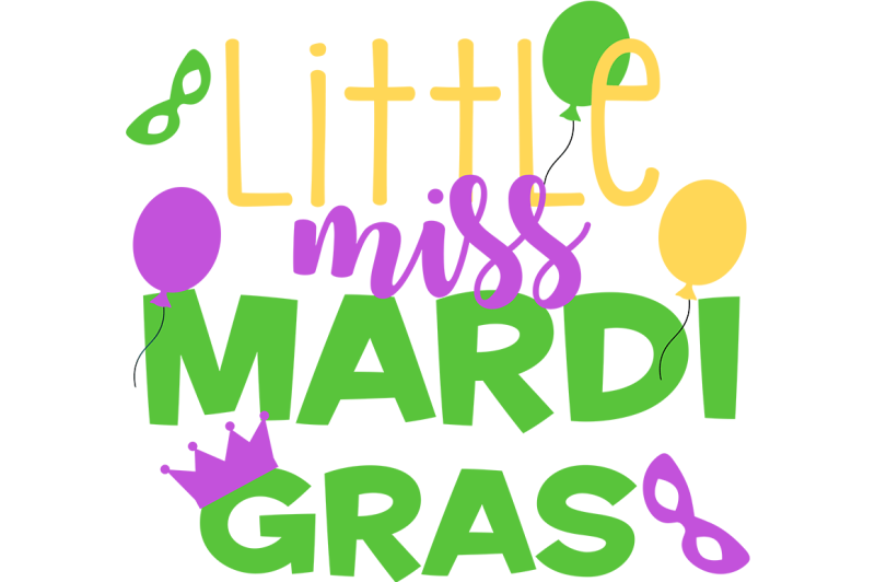 Download Little Miss Mardi Gras SVG By Cinnamon&Lime ...