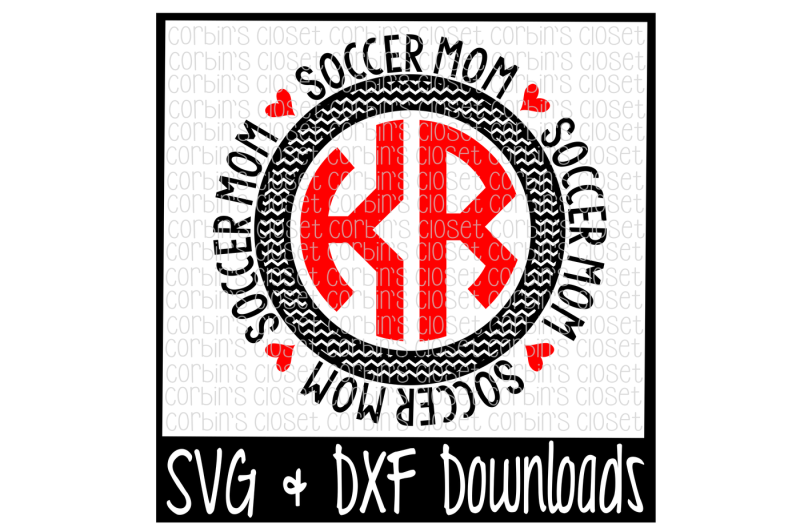 Download Free Free Soccer Mom Svg Soccer Mom Circle Monogram Cut File Crafter File PSD Mockup Template