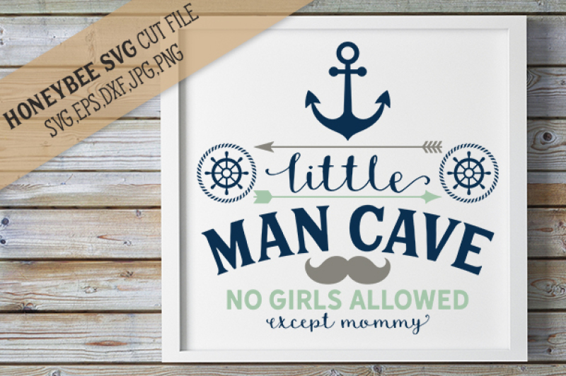 Download Free Free Little Man Cave Cut File Crafter File PSD Mockup Template