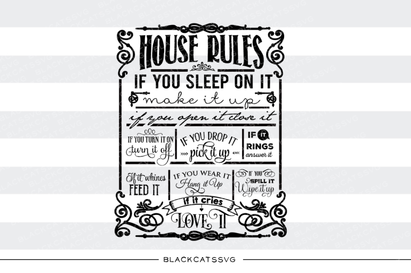 Free House Rules Svg Files Svg Free Download Svg Files French