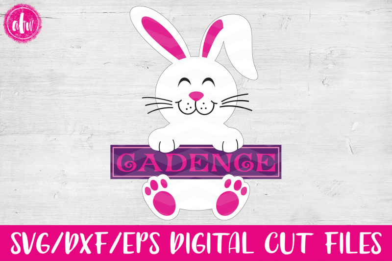 Download Split Easter Bunny - SVG, DXF, EPS Cut Files By AFW Designs | TheHungryJPEG.com