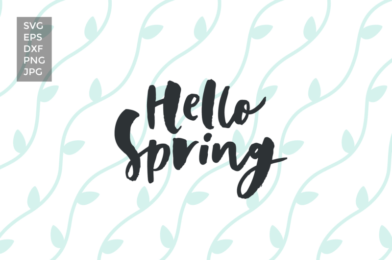 Free Hello Spring Svg Cut Files Svg Download Svg Files Mandalas