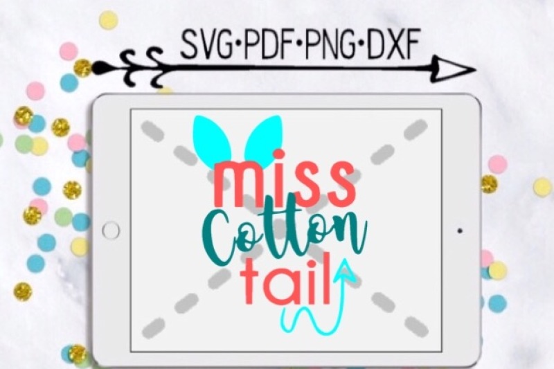 Miss Cotton Tail Cut Design By Munchkincutdesigns Thehungryjpeg Com