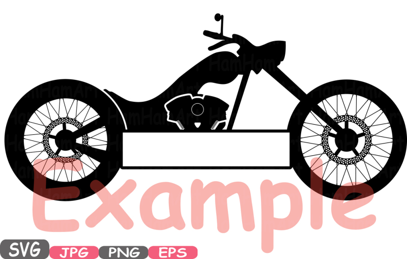 Download Choppers Split & Circle Monogram Motorbike Cutting Files ...