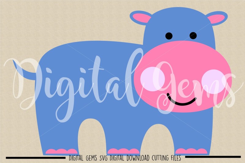 Download Free Hippo Svg  Dxf  Eps  Png Files Crafter File