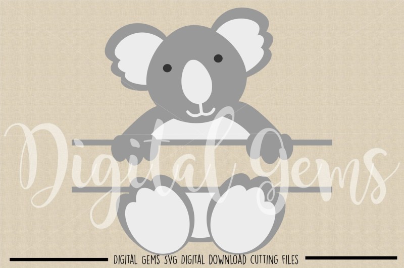 Download Koala SVG / DXF / EPS / PNG Files By Digital Gems | TheHungryJPEG.com