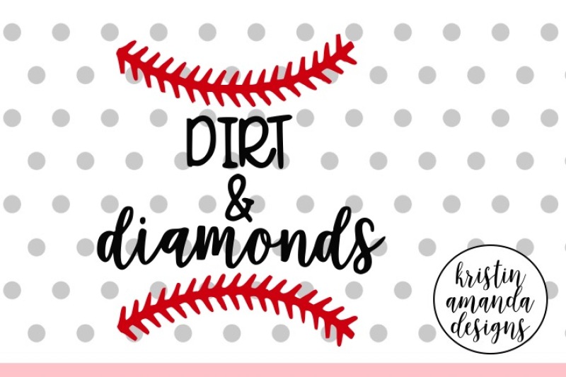 Download Dirt and Diamonds Baseball SVG DXF EPS PNG Cut File ...