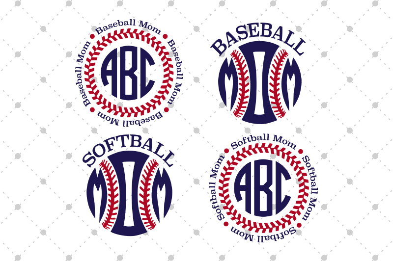 Download Baseball/ Softball Mom SVG files By SVG Cut Studio ...