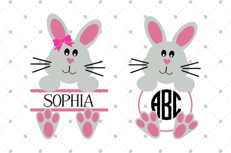 silhouette studio,silhouette cameo,bunny svg,split bunny svg,cute bunny .....