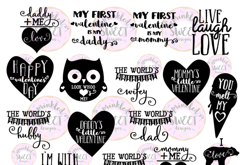 Download Valentine's/Love Bundle SVG CUT By Sprinkled Sweet Designs ...