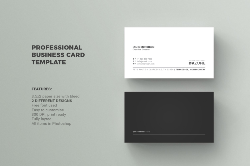 Business Card By Diverter | TheHungryJPEG