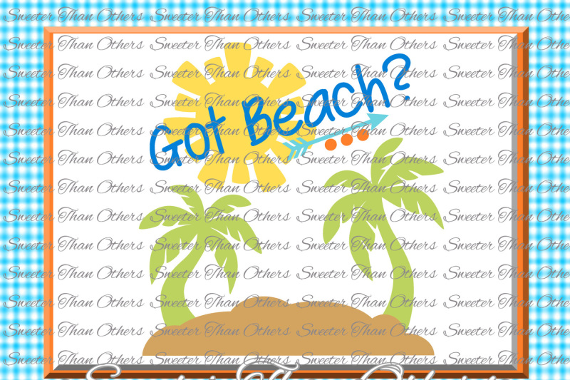 Download Free Beach Svg Summer Beach Pattern Dxf Silhouette Cameo Cut File Crafter File