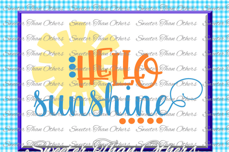 Download Free Beach Svg Hello Sunshine Svg Summer Beach Pattern Dxf Silhouette Cameo Cut File Cricut Cut File Silhouette Pattern Instant Download Crafter File