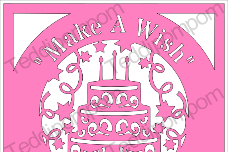 Download Free Make A Wish Birthday Cake Svg File Crafter File